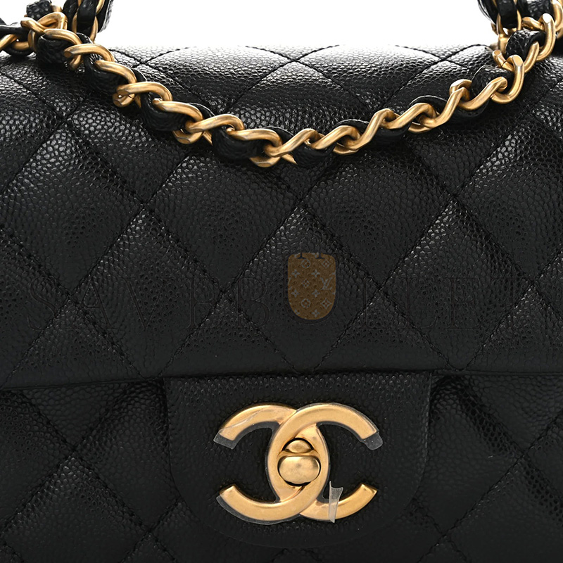 CHANEL MINI CLASSIC BAG GRAINED CALFSKIN AS5701 (19.5*12*6.5cm)